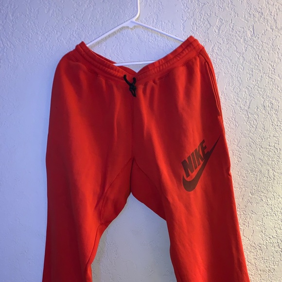 nike orange pants